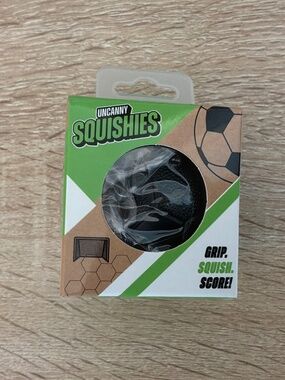 Uncanny soccer ball squishy